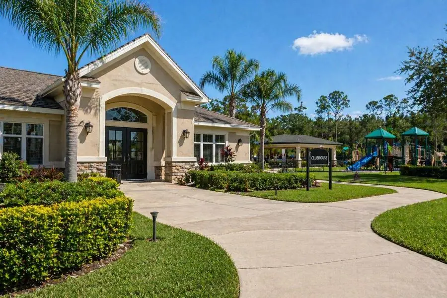 HOA clubhouse and playground area in a Polk County residential community